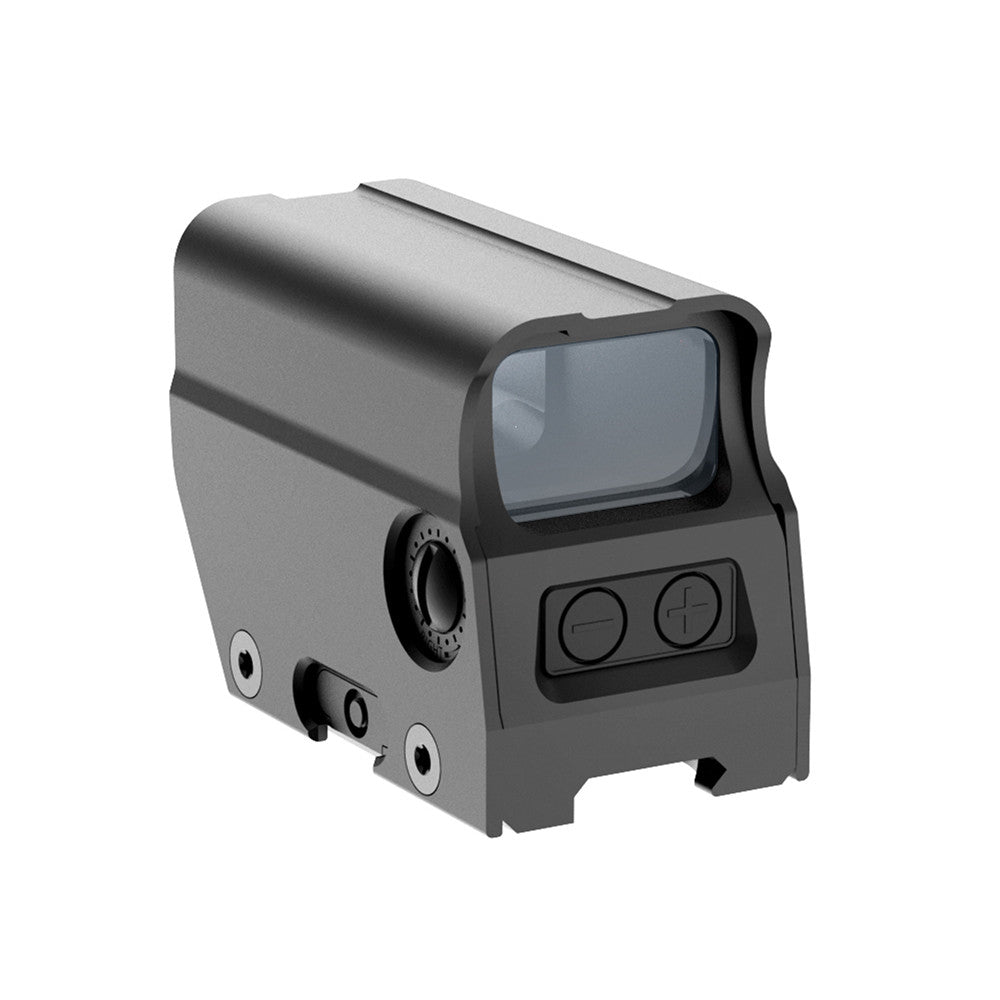 Northtac Ronin M-10 enclosed red dot sight with a 38mm objective lens, shown from the side against a white background. — view 6